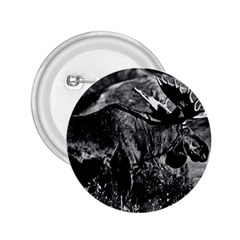 Vintage Usa Alaska Bull Moose 1970 Regular Button (round)