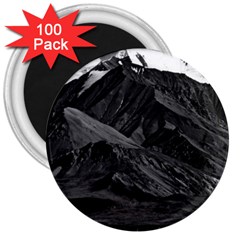 Vintage Usa  Alaska Mt Mckinley National Park 1970 100 Pack Large Magnet (round)