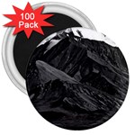 Vintage USA  Alaska Mt Mckinley national park 1970 100 Pack Large Magnet (Round) Front