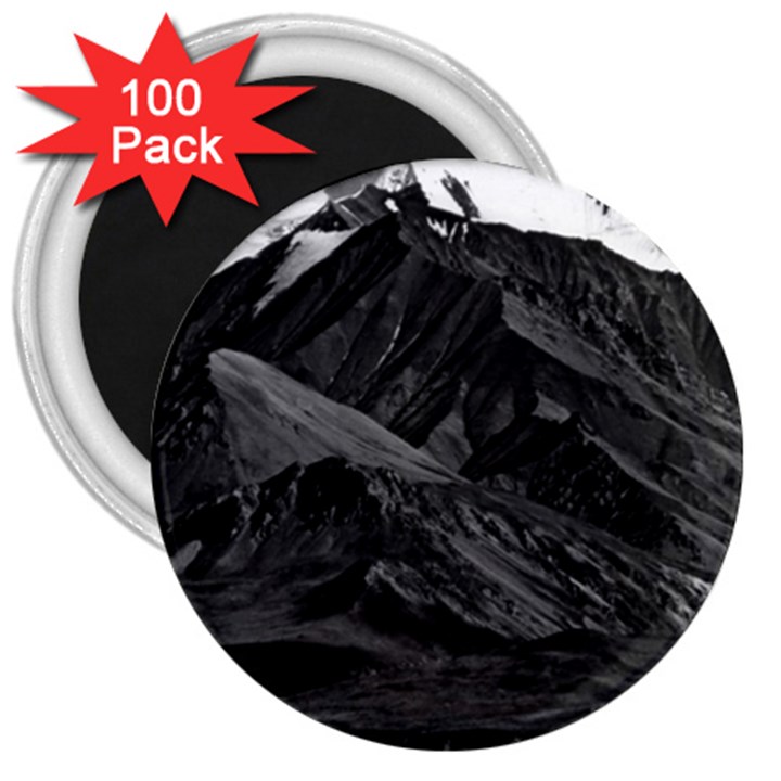 Vintage USA  Alaska Mt Mckinley national park 1970 100 Pack Large Magnet (Round)