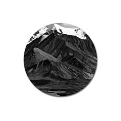 Vintage Usa  Alaska Mt Mckinley National Park 1970 Large Sticker Magnet (round) by Vintagephotos