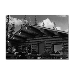 Vintage Usa Alaska Modern Alaskan Log Cabin 1970 100 Pack A4 Sticker by Vintagephotos