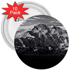 Vintage Usa Alaska Beautiful Mt Mckinley 1970 10 Pack Large Button (round) by Vintagephotos