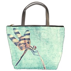 Dragonfly Bucket Handbag by heathergreen