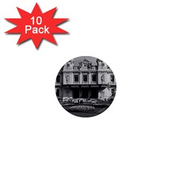 Vintage Principality Of Monaco Monte Carlo Casino 10 Pack Mini Magnet (round) by Vintagephotos