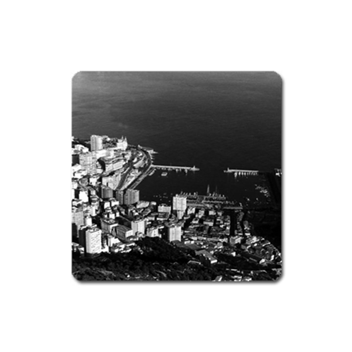 Vintage Principality of Monaco overview 1970 Large Sticker Magnet (Square)