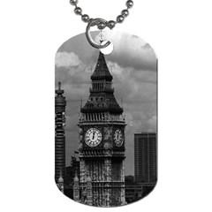 Vintage Uk England London The Post Office Tower Big Ben Twin-sided Dog Tag by Vintagephotos