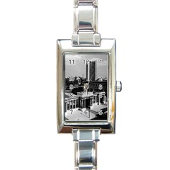 Vintage Uk England London Hyde Park Corner Hilton 1970 Classic Elegant Ladies Watch (rectangle) by Vintagephotos