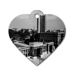 Vintage Uk England London Hyde Park Corner Hilton 1970 Single-sided Dog Tag (heart) by Vintagephotos