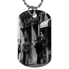 Vintage Uk England London Shops Carnaby Street 1970 Single-sided Dog Tag by Vintagephotos