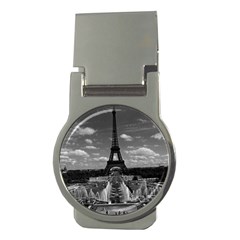 Vintage France Paris Fontain Chaillot Tour Eiffel 1970 Money Clip (round)