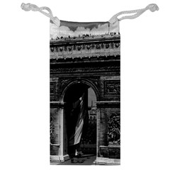 Vintage France Paris Triumphal Arch  Place De L etoile Glasses Pouch by Vintagephotos