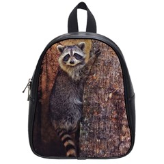 Raccoon Small School Backpack by heathergreen