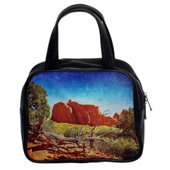 Moab, Utah Twin-sided Satchel Handbag by heathergreen