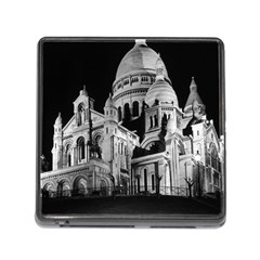 Vintage France Paris The Sacre Coeur Basilica 1970 Card Reader With Storage (square) by Vintagephotos