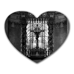 Vintage France Paris Royal Chapel Altar St James Palace Mouse Pad (heart)