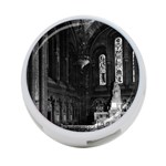 Vintage France Paris sacre Coeur basilica virgin chapel Twin-sided 4 Port USB Hub (Round) Front