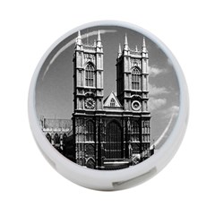 Vintage Uk England London Westminster Abbey 1970 Twin-sided 4 Port Usb Hub (round)