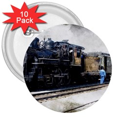 The Steam Train 10 Pack Large Button (round)