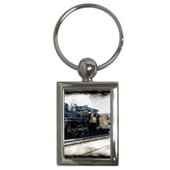 The Steam Train Key Chain (rectangle)