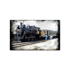 The Steam Train Sticker (rectangle) by AkaBArt