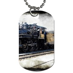 The Steam Train Single-sided Dog Tag