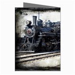 The Steam Train 8 Pack Large Greeting Card Right