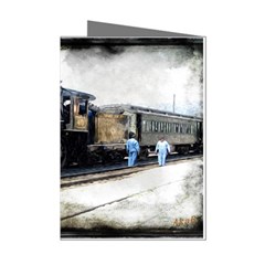 The Steam Train 8 Pack Small Greeting Card by AkaBArt