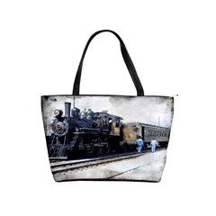 The Steam Train Large Shoulder Bag by AkaBArt