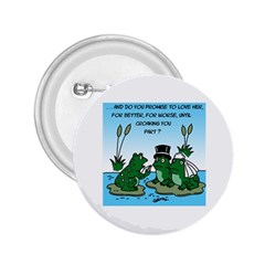 Frogswedding Regular Button (round) by ColemantoonsFunnyStore