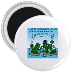 Frogswedding Large Magnet (round)