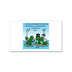 Frogswedding Sticker (rectangle)