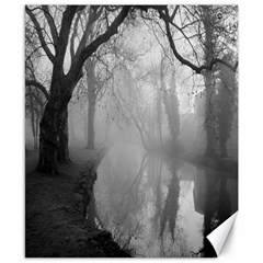 Foggy Morning, Oxford 8  X 10  Unframed Canvas Print