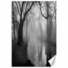 Foggy Morning, Oxford 12  X 18  Unframed Canvas Print