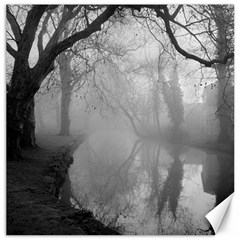 Foggy Morning, Oxford 16  X 16  Unframed Canvas Print by artposters