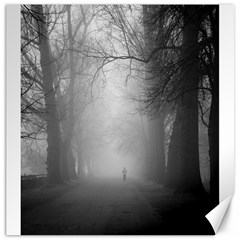 Foggy Morning, Oxford 20  X 20  Unframed Canvas Print by artposters