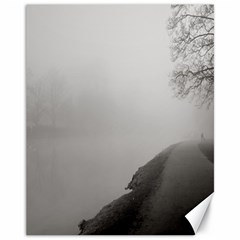 Foggy Morning, Oxford 11  X 14  Unframed Canvas Print