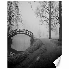 Foggy Morning, Oxford 11  X 14  Unframed Canvas Print