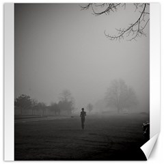 Foggy Morning, Oxford 20  X 20  Unframed Canvas Print