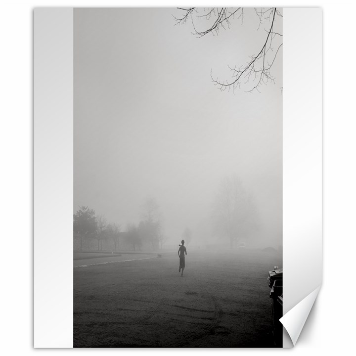 Foggy morning, Oxford 20  x 24  Unframed Canvas Print