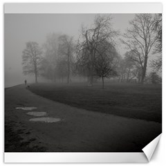 Foggy Morning, Oxford 20  X 20  Unframed Canvas Print by artposters