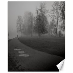 Foggy Morning, Oxford 11  X 14  Unframed Canvas Print