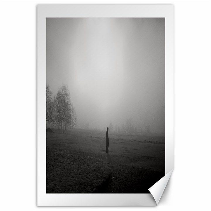 Foggy morning, Oxford 20  x 30  Unframed Canvas Print