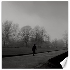 Foggy Morning, Oxford 16  X 16  Unframed Canvas Print