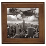 New York, USA Framed Ceramic Tile Front