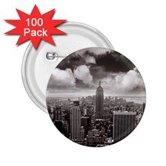 New York, Usa 100 Pack Regular Button (round) by artposters