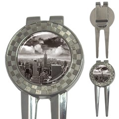 New York, Usa Golf Pitchfork & Ball Marker by artposters