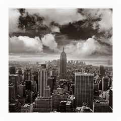 New York, Usa Twin-sided Large Glasses Cleaning Cloth by artposters