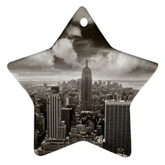 New York, Usa Twin-sided Ceramic Ornament (star) by artposters