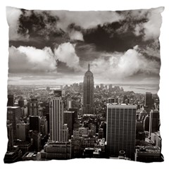 New York, Usa Large Cushion Case (one Side) by artposters